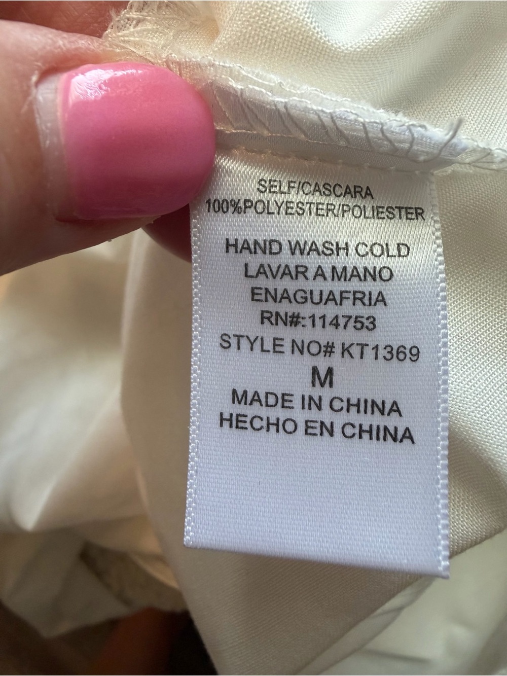 The Clothing Company White Cold Shoulder Ruffle Sleeve Bow Blouse S NWT - Picture 14 of 16
